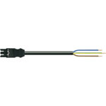 WAGO 771-9993/306-101 Mains Cable 3-Pin Black Right-Angle Plug