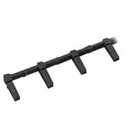 WAGO 770-201 Fastener Black 1 piece Easy Snap-In Installation