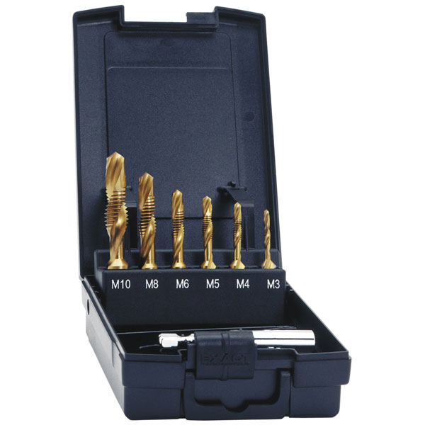 Click to view product details and reviews for Exact 05930 Tapping Combo Head Set M3 M10 Hss Right Hand Cutting.
