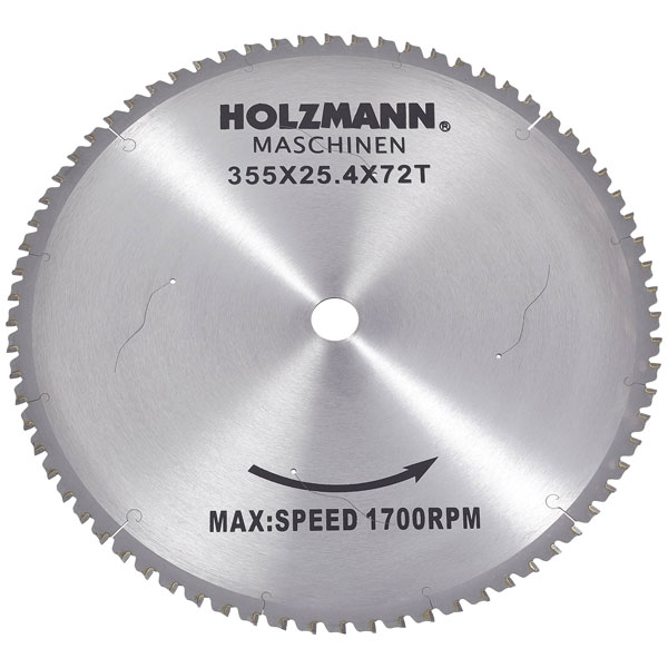 Holzmann Machine MKS355SB Carbide Saw Blade 355x25.4mm 72 Teeth