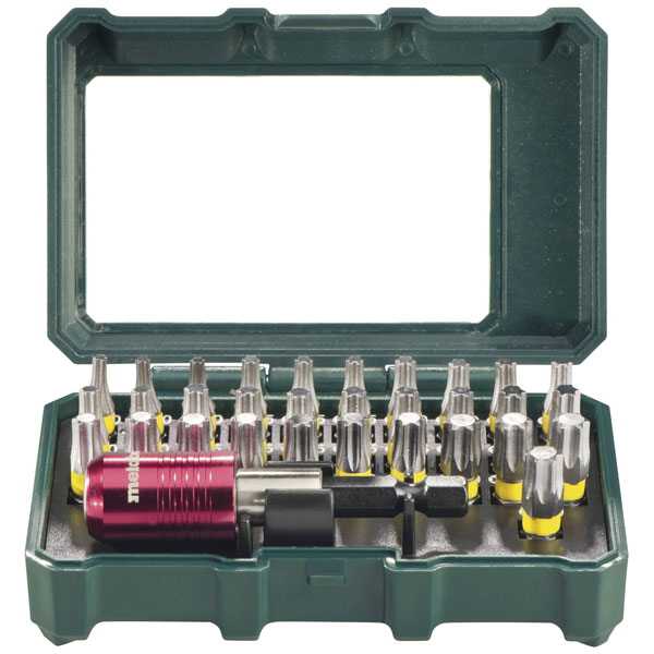 Metabo 62670900 Bit Set Chromium-Vanadium Steel 32-Pce Magnetic Ad...