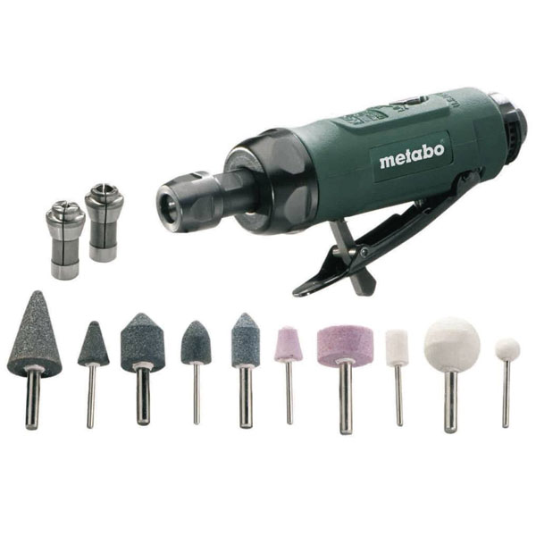 Metabo 604116500 Pneumatic Grinder 1/4" 6.2 Bar Includes Case