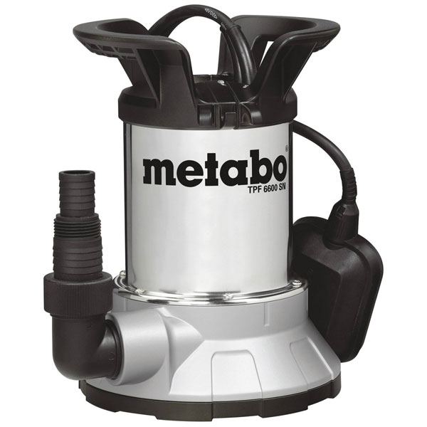 Metabo TPF 6600 Wet Submersible Pump, 6600 l/h, Stainless Steel