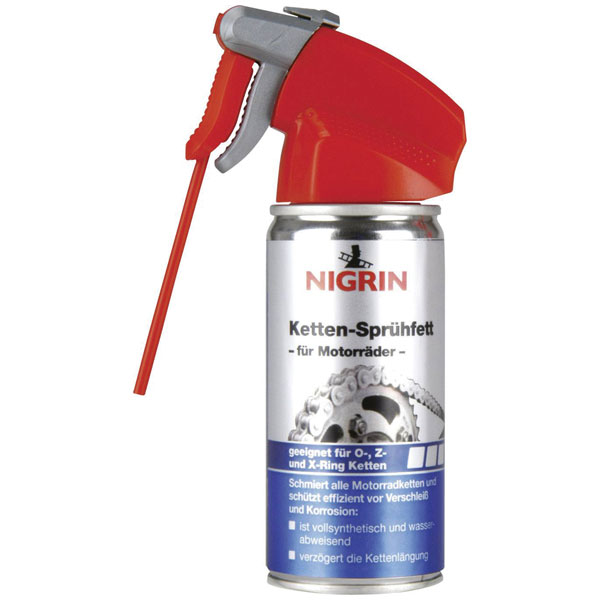 Nigrin 72245 RepairTec Chain Spray Grease 100ml Visible White Prot...