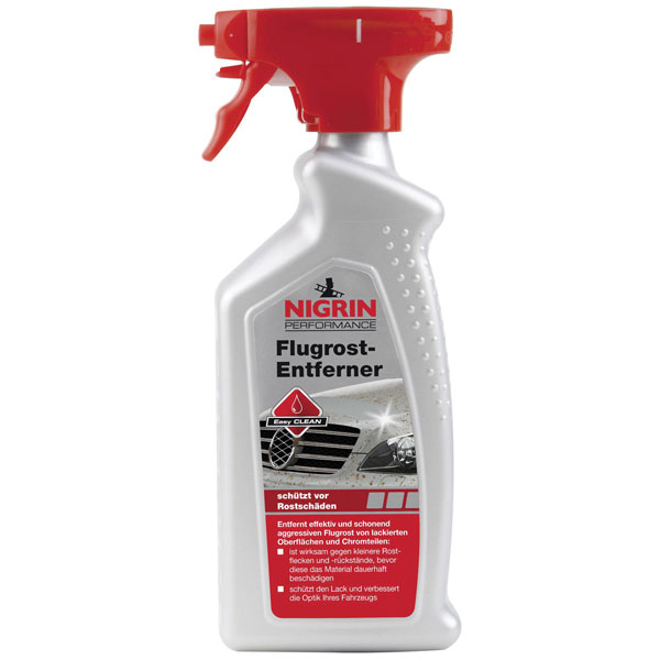 NIGRIN 73921 Flash Rust Remover 500ml, Protects Paint, Metal & Chrome