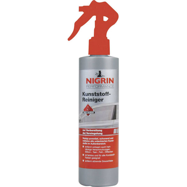 NIGRIN 72935 Plastic Cleaner 300ml: Removes Stains, Safe for Plastics