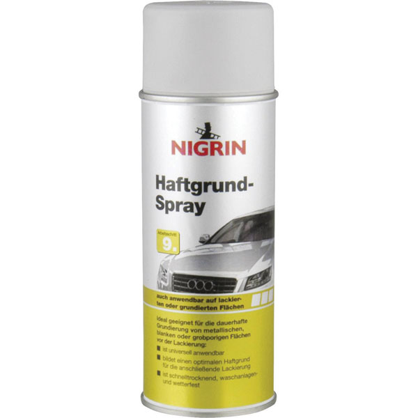 Nigrin 74115 Primer 400ml Quick-Drying Weather-Proof Metal Primer