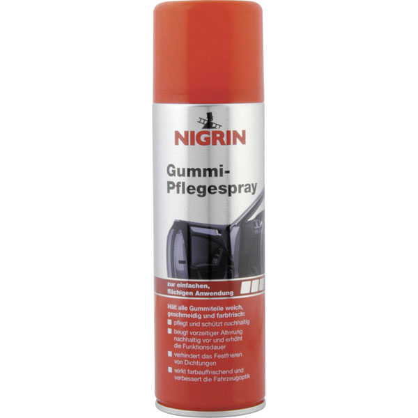 NIGRIN 74056 Rubber Care Spray 300ml Protects & Preserves Rubber Parts