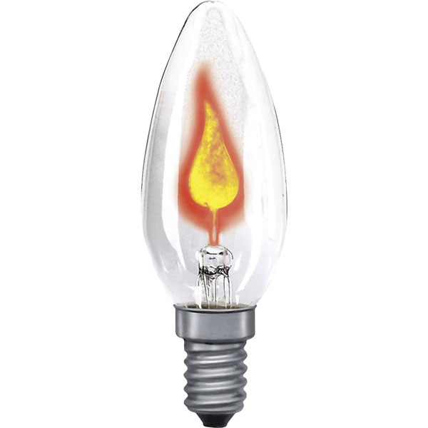 Paulmann 53000 Candle Light Bulb 230V E14 3W Acts Like A Candle