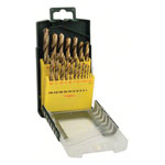 Bosch 2607017152 HSS TiN Metal Drill Bit Set 19piece 1-10mm High-Performance