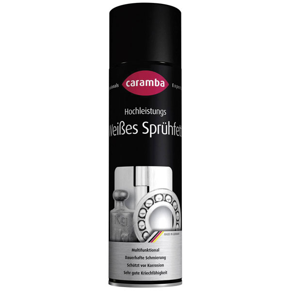 Caramba 6071851 White Spraying Fat 500ml Lubricant Anti-Corrosion