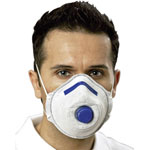 Ekastu 411 381 Mandil Dust Mask FFP1 12pieces Valved Cool Breath EN149:2009