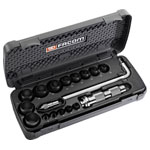 Facom 245.J2A Hole Punch Set for Circular Seals 44-420mm Cutting Range