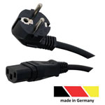 HAWA 1008243 Appliance Cable 2m BlaC.K Swiss Plug C13/C14 Type 12