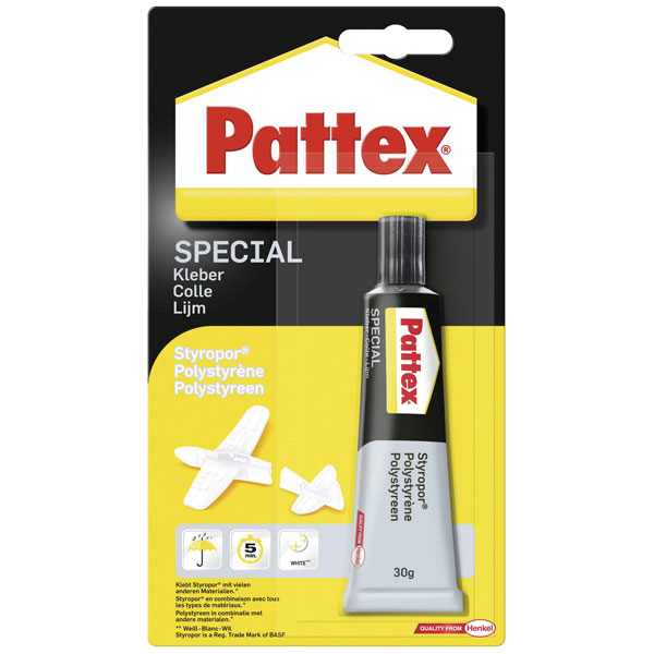Pattex PXSS1 SPECIAL Adhesive for Hard Foams 30g Effective Bond