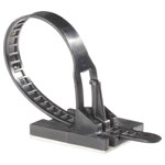 Richco TOBS-18-01A-RT Cable Tie 117mm Adhesive Base BlaC.K 1piece