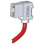 Richco OF-250 Insulation Sleeve Transparent For Uninsulated Spade Connectors