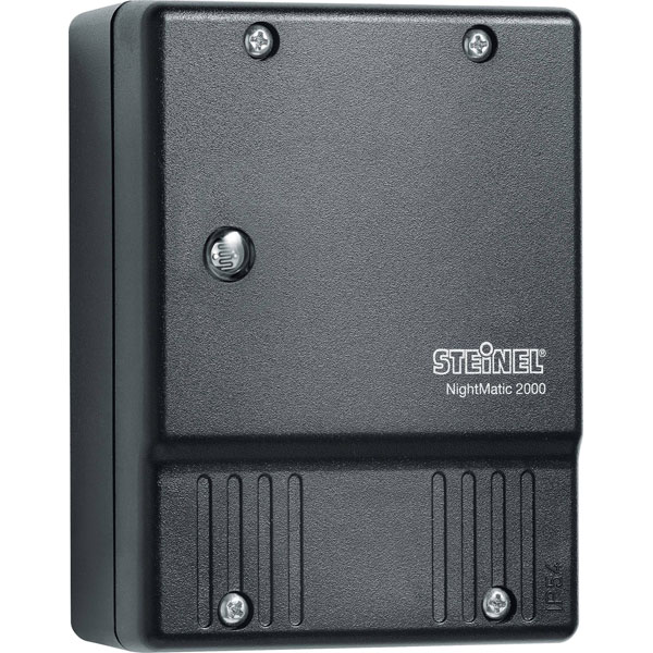 Steinel 550318 Twilight Switch BlaC.K 230V Controls Night Lighting...