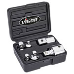 Vigor V1293 Bit Adapter Set Ball LoC.King Robust in Plastic Case