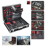 Vigor V2542 DIYers Tool Box with Tool Assortment for Versatile Use