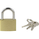 Bruder Mannesmann M413-50 Padlock Brass 50mm Keyed-Different Yellow