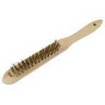 Brüder Mannesmann M 419-4 Wire Brush Brass 275mm 1 piece Durable Cleaning