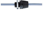 Donau 527190 Cable Gland with Strain Relief M10 Black Polyamide