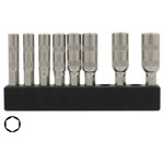 Donau MBS66 Bit Set 8-Piece 5/32 Mini Nut Spanner Precise Tools