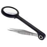 Donau PZ80 Elektronik Magnifying Tweezers Pointed For Precision Tasks