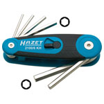 Hazet 2116LG/8H Star Socket Allen Key Set 8-Piece Ball Head Plastic Holder