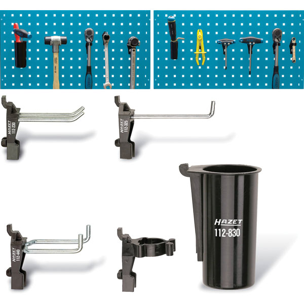 Hazet 112/11 Tool Holder Durable Aluminium Compact Design