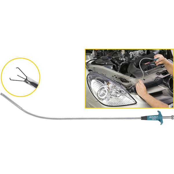 Click to view product details and reviews for Hazet 1975 Claw Pick Up Tool Flexible Chrome Plated Non Magnetic.