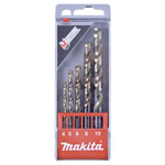 Makita D-30508 HSS Metal Twist Drill Bit Set 5-Piece