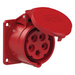 pieceE 415-6tt Add-On Socket 16A 5-Pin 400V Screwless Terminals