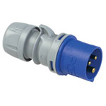pieceE 013-6tt CEE CARA Plug 16A 3-Pin 230V Screwless Terminals