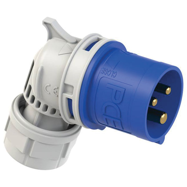 pieceE 8013-6 CARA Right Angle Plug 16A 3-pin 230V