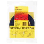 3M FE-5100-9030-4 Scotchflex Hook-and-Loop Tape 10m Black UV/Water Resistant