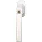 ABUS ABFS30215 Locking Window Handle White; Fits 7mm 43mm 1 Key Included