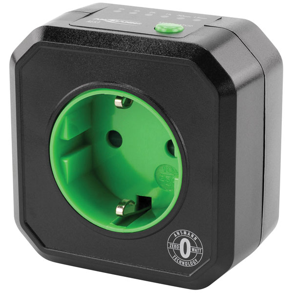 Ansmann 5024063 Timer Power Strip 24h Mode 2500W IP20 Auto Shut-Off