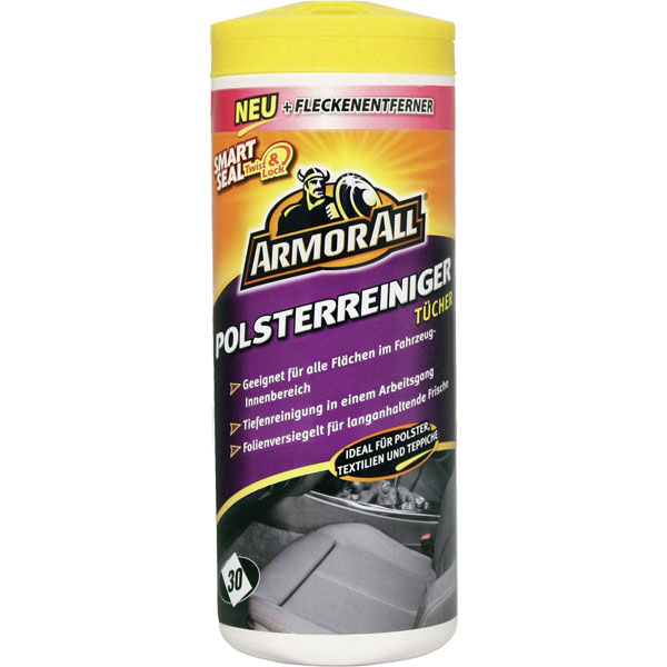 ArmorAll 38025L Seat Cleaning Tissue 30pieces For Textiles & Hard ...