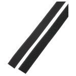 Basetech STD-LH25/1M Hook-and-loop Tape 1000mm x 25mm Black Pair