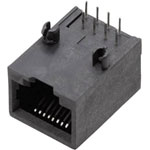 BEL Stewart SS64800-031F RJ45 Socket Horizontal Mount Nickel-Coated