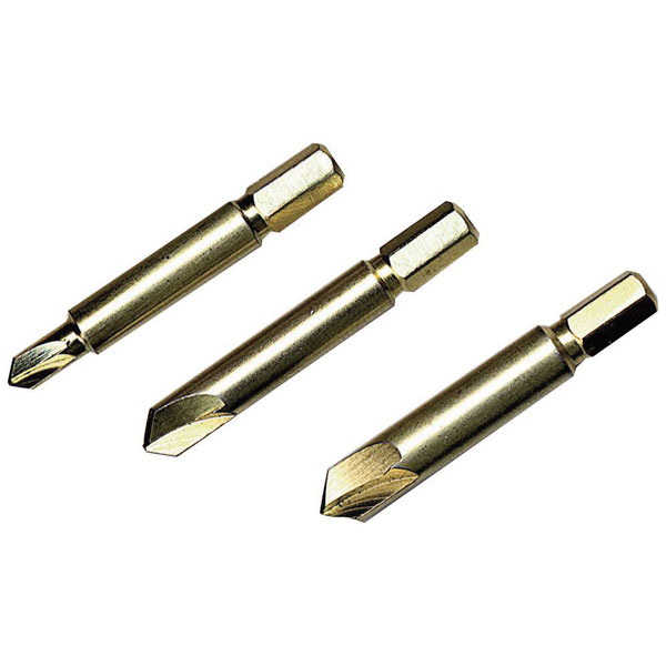Berger & Schröter 813226 Screw Extractor Set 3 Bit Sizes for Versa...