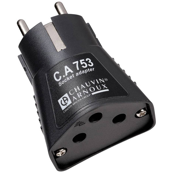 Chauvin Arnoux P01191748Z C.A 753 Test Lead Adapter Safe for EU So...