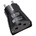 Chauvin Arnoux P01191748Z C.A 753 Test Lead Adapter Safe for EU Sockets