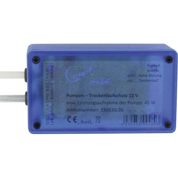 Comet 3320.01.59 Dry Running Protection for Pumps Automatic Shut-Off