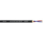 Cordial CMK222BLACK100 Mic Cable 2x0.22mm² Robust Sheath Stage/Studio