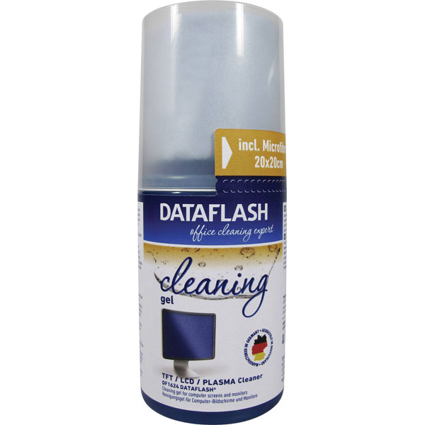 DataFlash DF1624 Screen Gel Cleaner 200ml with Microfibre Cloth