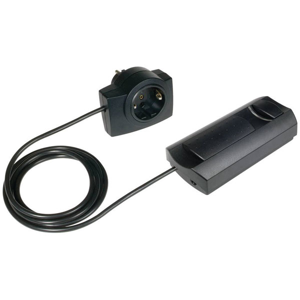 Ehmann 2620x0009 Dimmer Adapter for Halogen/Incandescent Lamps Black