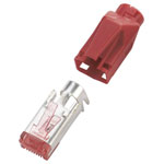 Hirose HRS8BL10 RJ45 Shielded Connector CAT 5e 8P8C Plug Blue